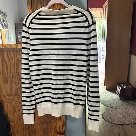 Dolce & Gabbana 100% Cashmere Striped Long Sleeve Top/Sweater - Picture 4 of 7